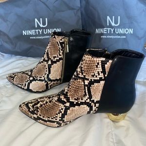 NINETY UNION Priceless Ankle Boots, Women's Size 9 M
